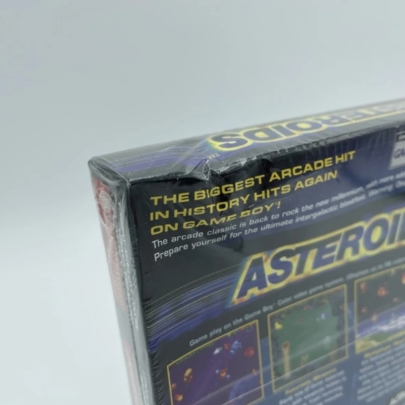 Asteroids (GameBoy Color Game) - Factory Sealed CIB - Near Mint - Picture 5 of 8
